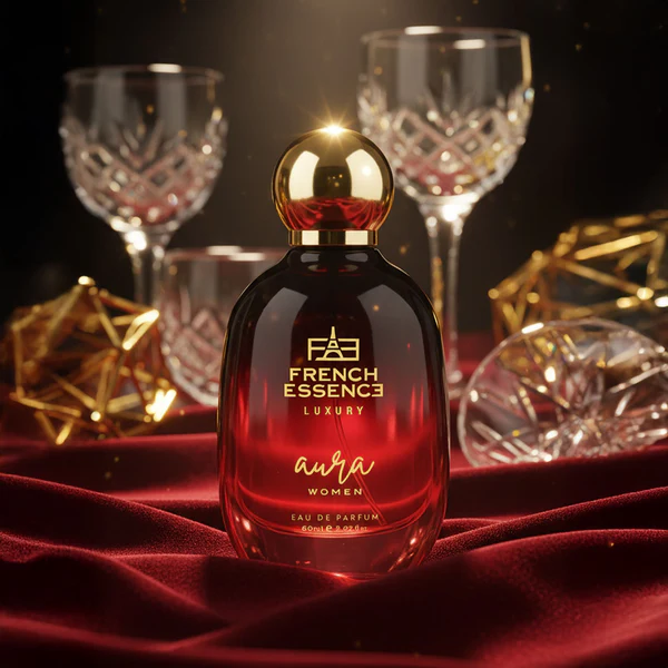 FRENCH ESSENCE AURA WOMEN 100% UNDILUTED PERFUME OIL 100ML