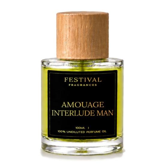 AMOUAGE INTERLUDE 100% UNDILUTED PERFUME OIL 100ML (MEN)
