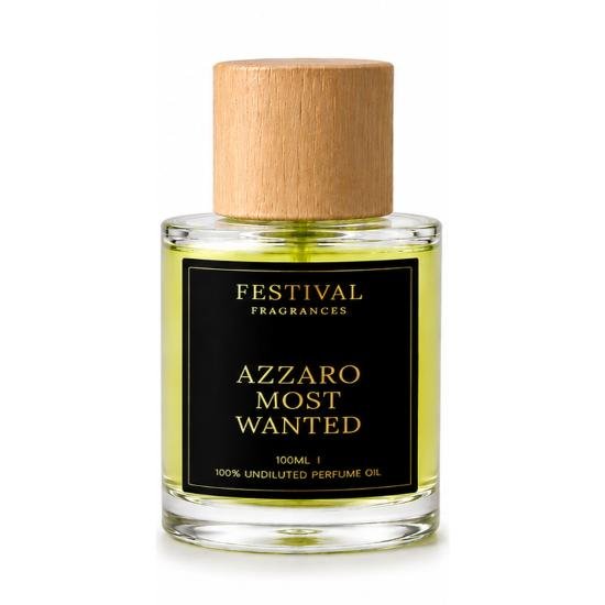 AZZARO CHROME 100% UNDILUTED PERFUME OIL 100ML (MEN)