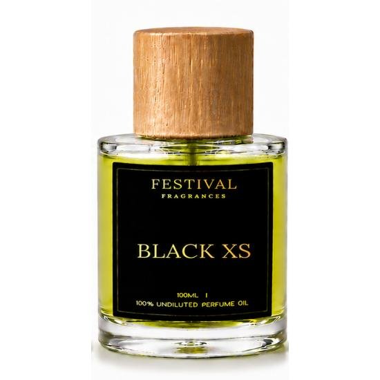 BLACK XS 100% Undiluted Perfume Oil 100ml (MEN)