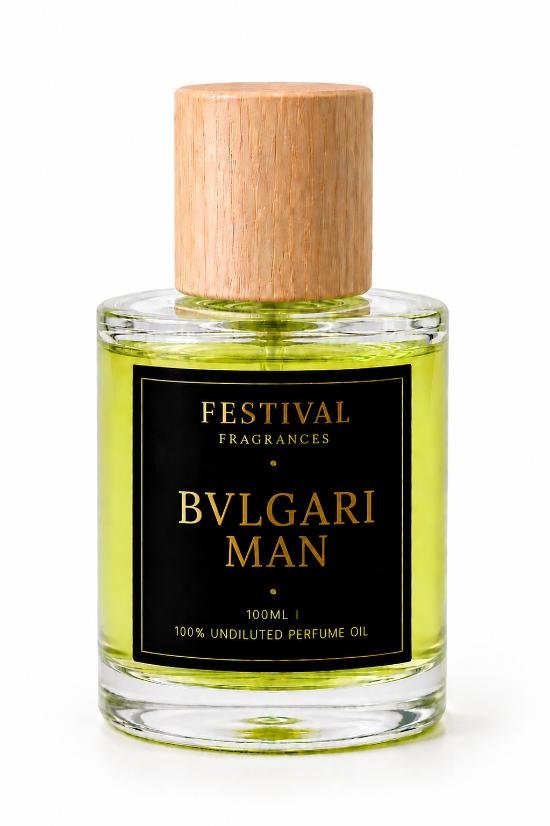 BVLGARI MAN WOOD ESSENCE 100% UNDILUTED PERFUME OIL 100ML
