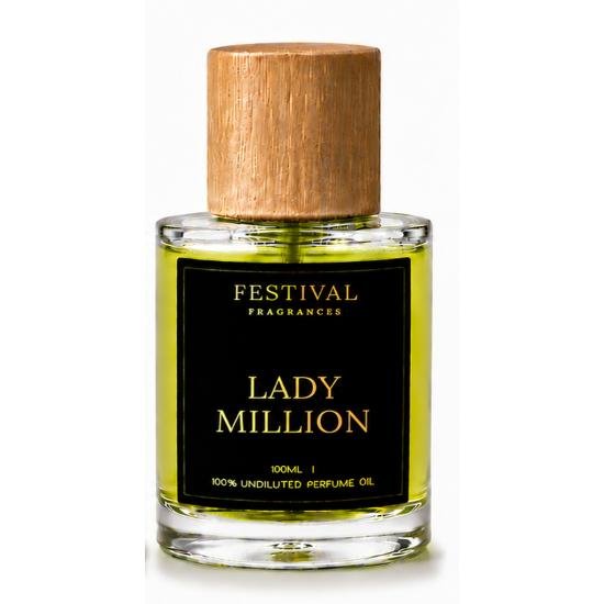 Lady Million 100 % Undiluted Perfume Oil 100ml