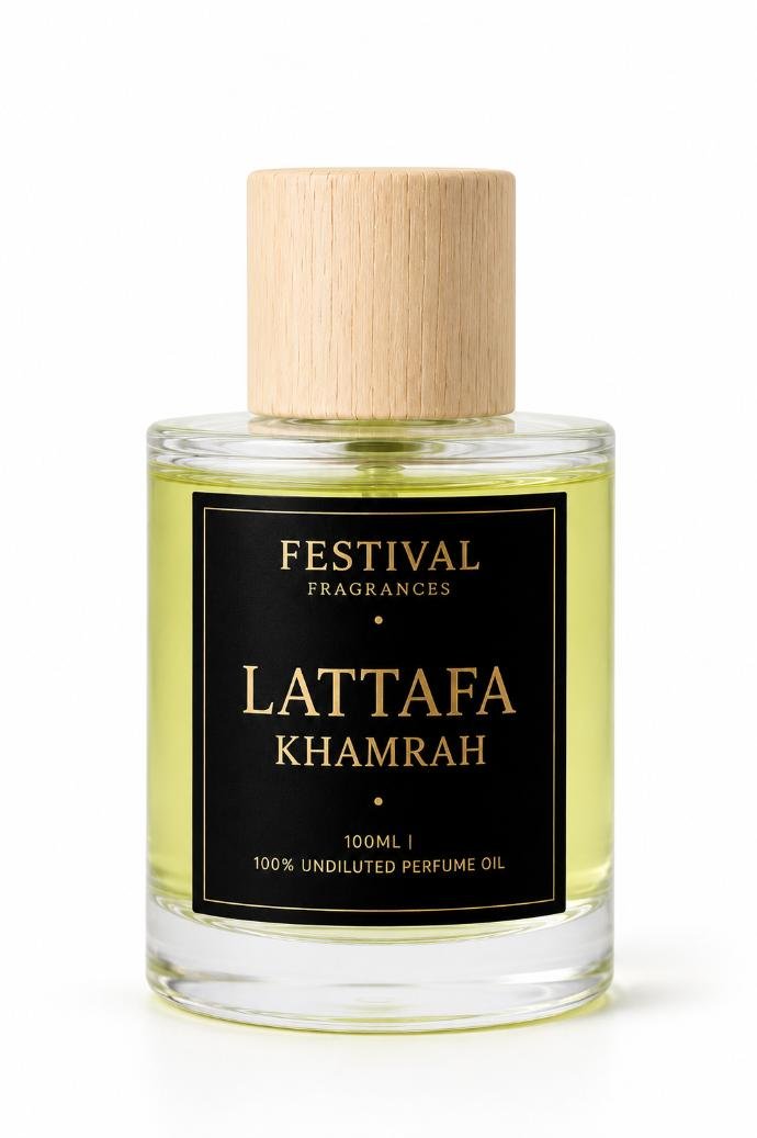 LATTAFA KHAMRAH UNISEX 100% UNDILUTED PERFUME OIL 100ML