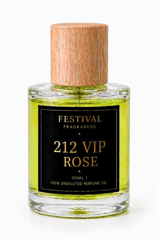 CAROLINA HERRERA 212 VIP Rose 100% Undiluted  Perfume Oil 100ml